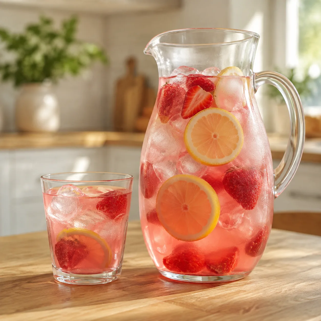 Limonada de Morango Refrescante